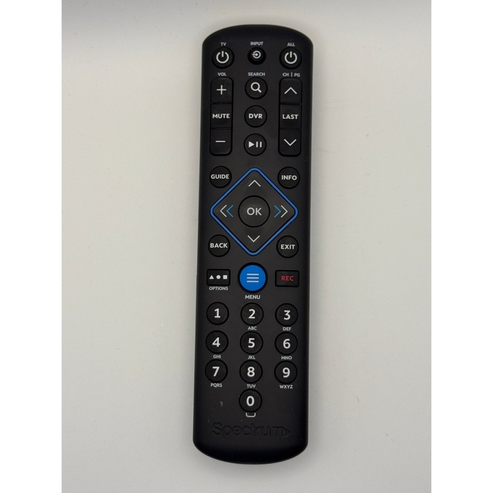 GENUINE Spectrum‎ R3116B Remote Control Black for TV Cable Box DVR Universal